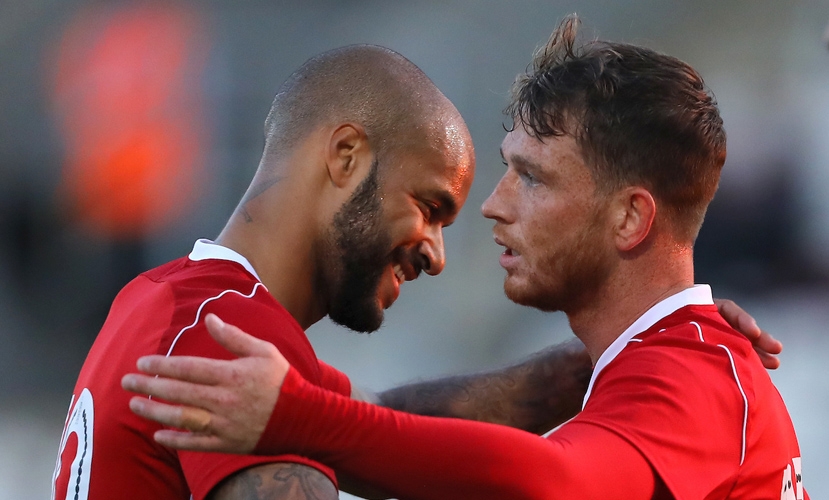 David McGoldrick and Joe Garner image