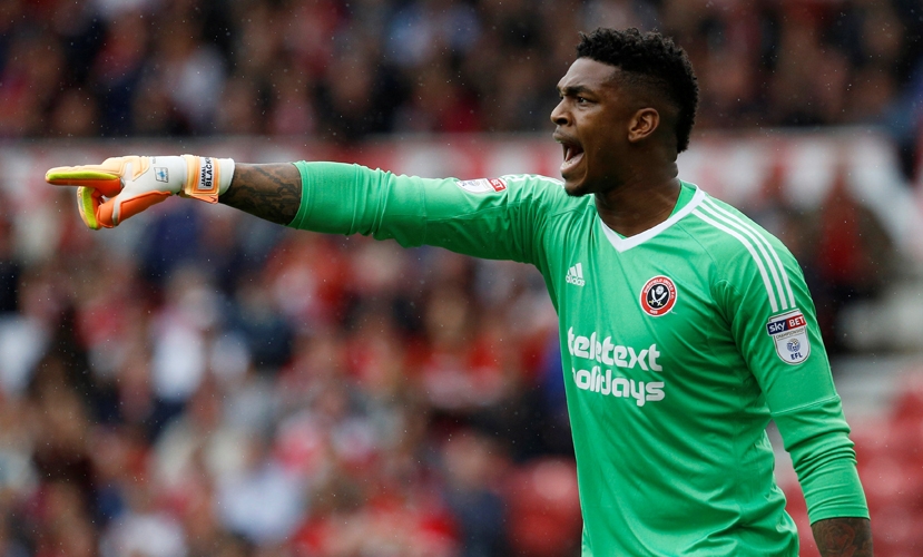 Sheffield United keeper Jamal Blackman